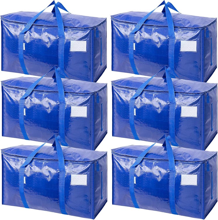 TICONN Extra-Large Heavy-Duty Moving Bags (6-Pack) 