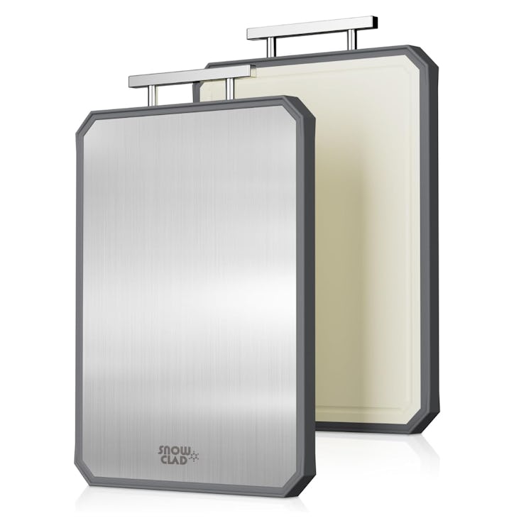 SNOWCLAD Stainless Steel Double-Sided Cutting Board