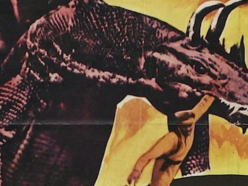 A poster for 'The Lost World' (1960).