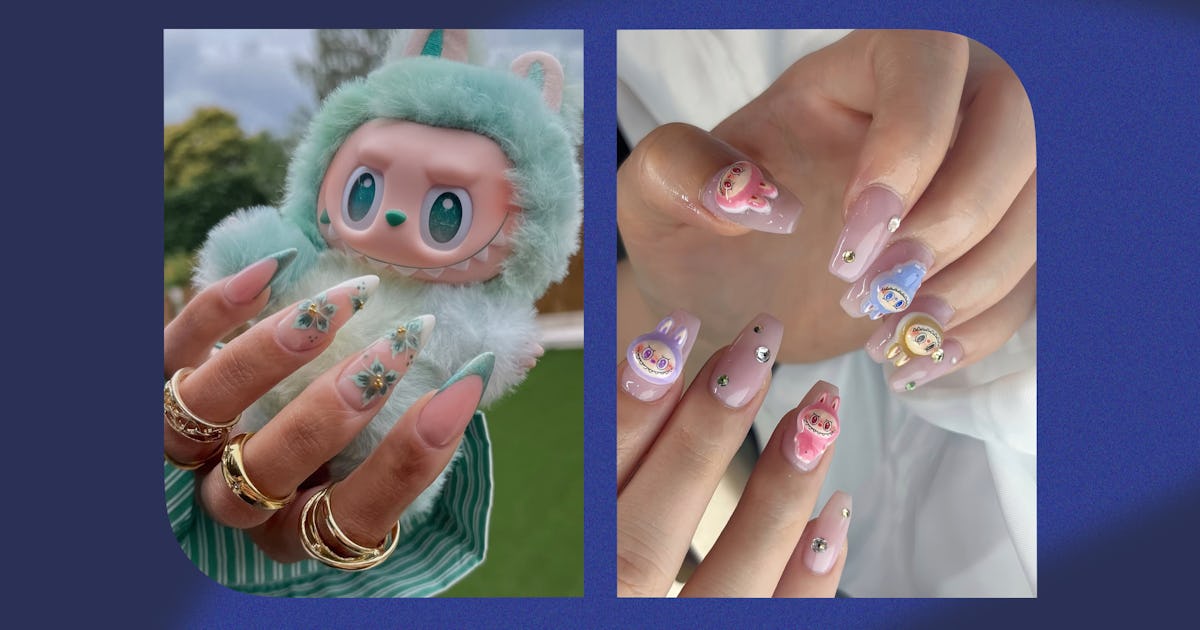 Labubu Nail Art Has Officially Become A Thing - & It's Actually Cute