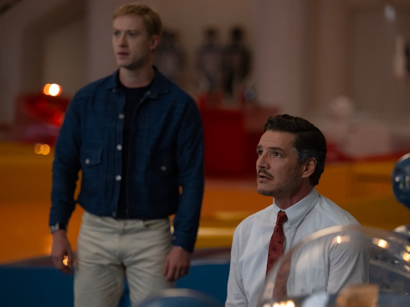 Joseph Quinn and Pedro Pascal in The Fantastic Four: First Steps