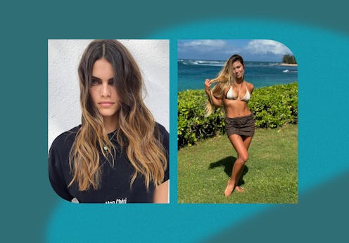 The "surfer ombre" hair color trend has carefree summer energy.
