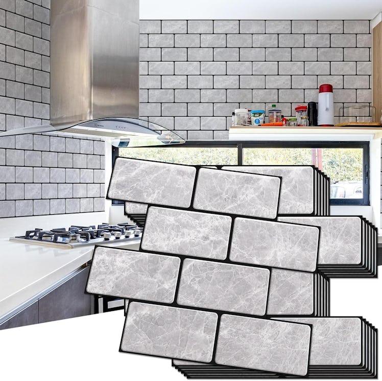 Art3d Peel-&-Stick Backsplash (10 Pieces) 