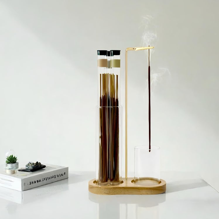 Moocervi Glass Incense Holder