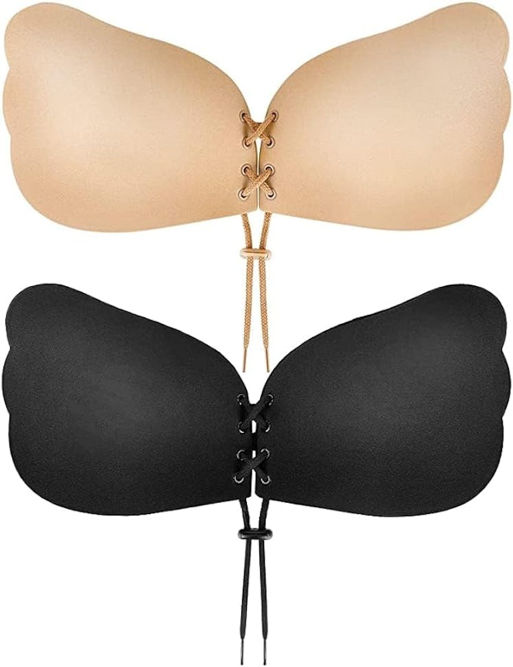 Cmojsk Strapless Sticky Bra (2-Pack)