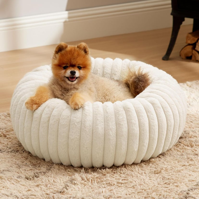 Bedsure Donut Dog Bed