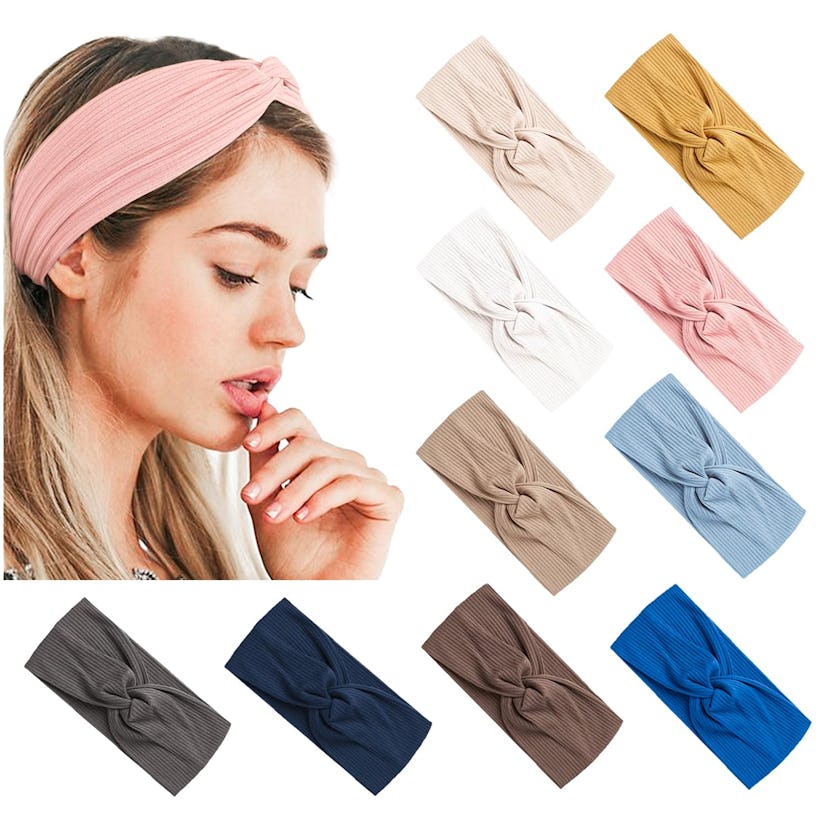 Jesries Elastic Headbands (10-Pack)