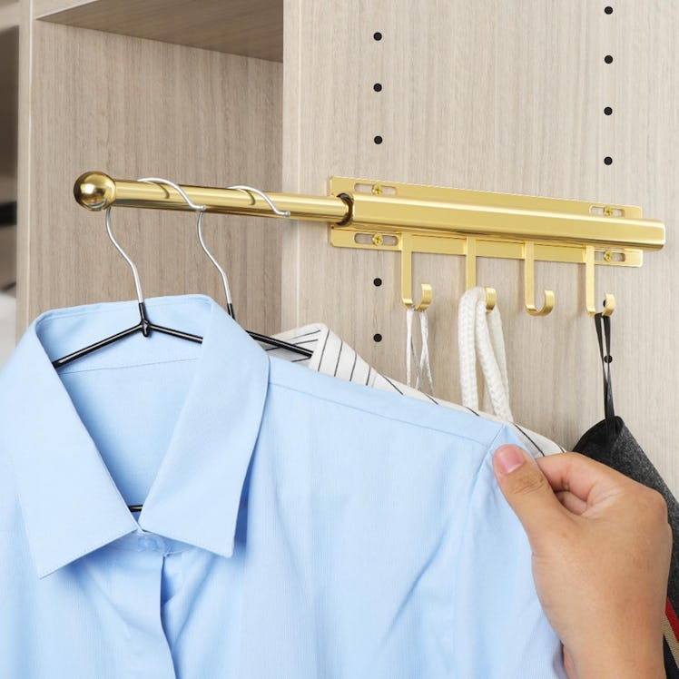 BaiNong Pull-Out Closet Valet Rod