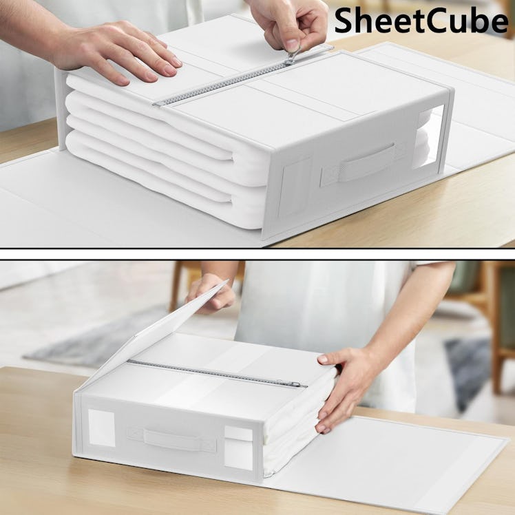 SheetCube Bed Sheet Organizers