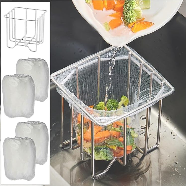 ONVIPSTOO Kitchen Sink Strainer Bag (200-Pack)