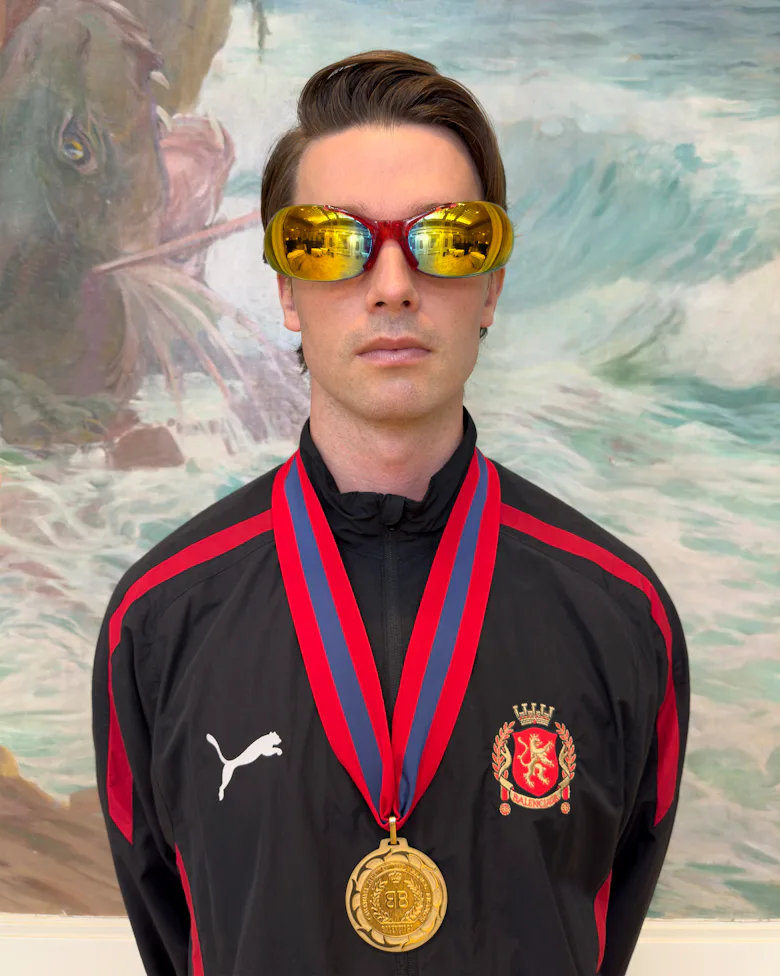 balenciaga winter 2025 patrick schwarzenegger