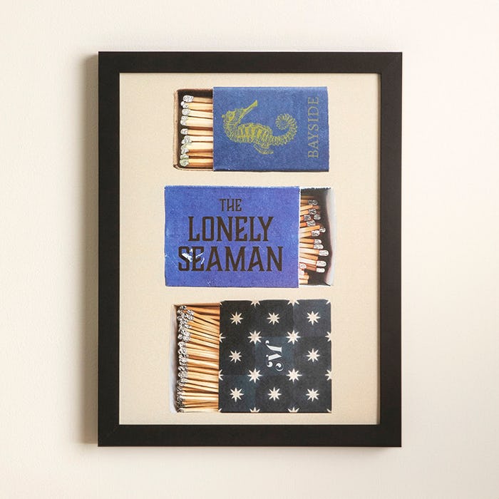 The Lonely Seaman - Limited Edition Foil Art Print