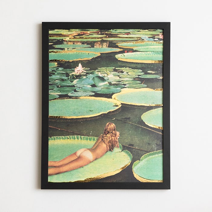 Lily Pond Lane - Limited Edition Foil Art Print