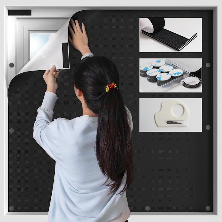 BKSAI Portable, Magnetic Blackout Window Cover