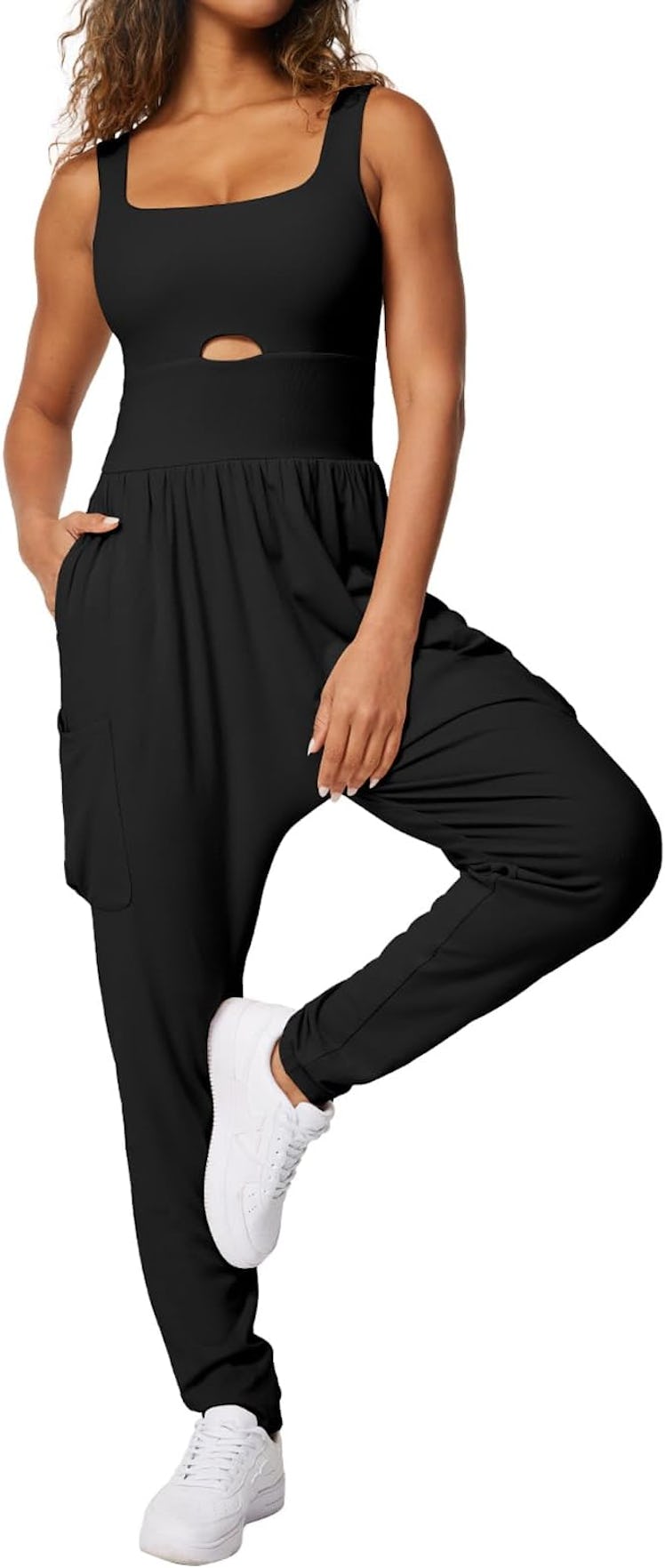 Casei Sleeveless Loose Jumpsuit