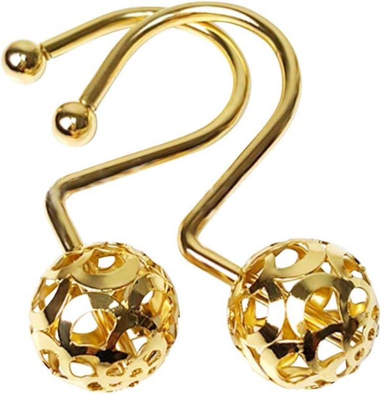 Gracelife Ball-End Curtain Hooks (12 Pieces)