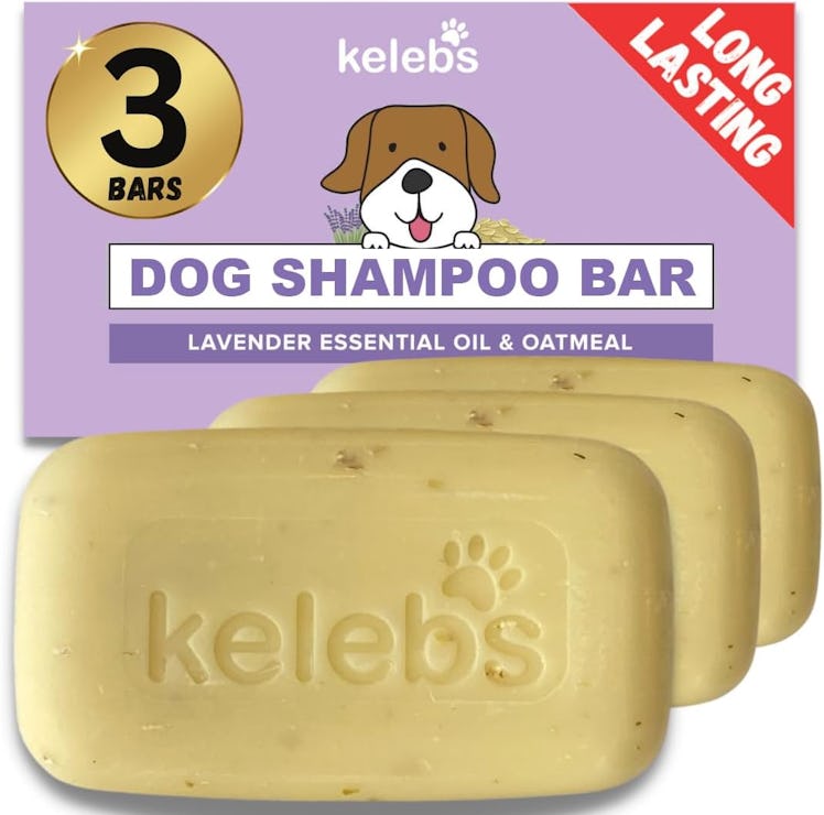 Kelebs Dog Shampoo Bars (3-Pack)