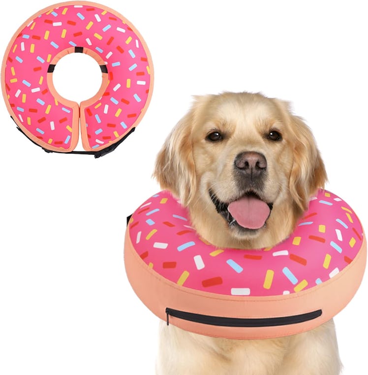 Supet Inflatable Dog Cone Collar