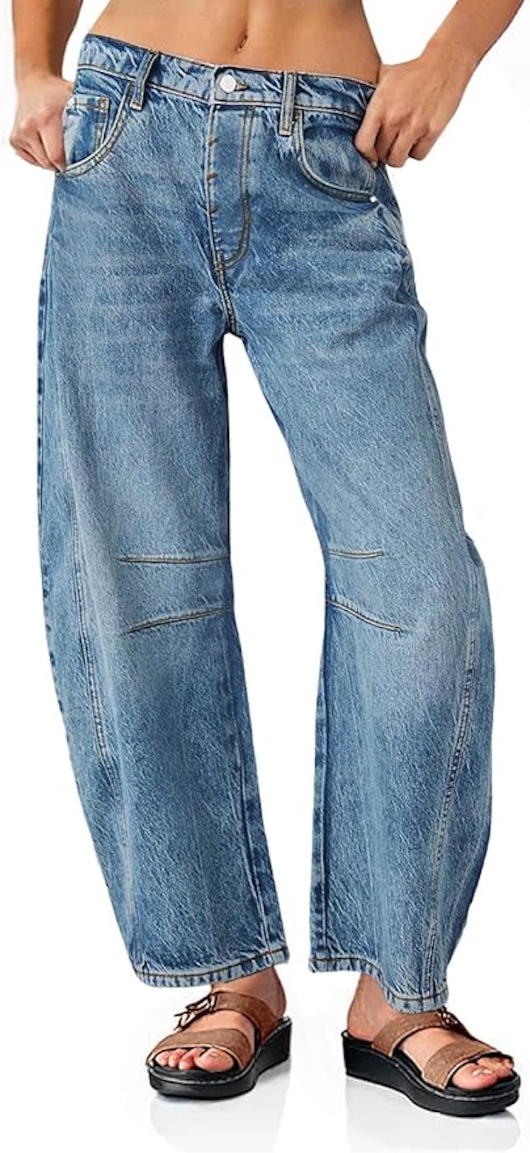 PLNOTME Barrel Jeans