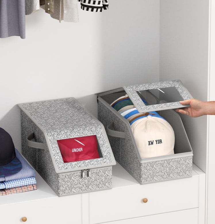 AOODA Stackable Hat Storage Organizers (2-Pieces)
