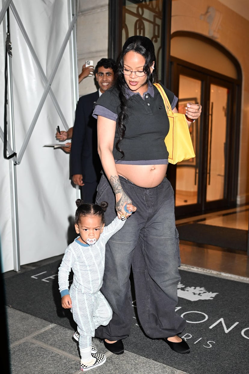 Rihanna and Riot in Paris, June 1, 2025.