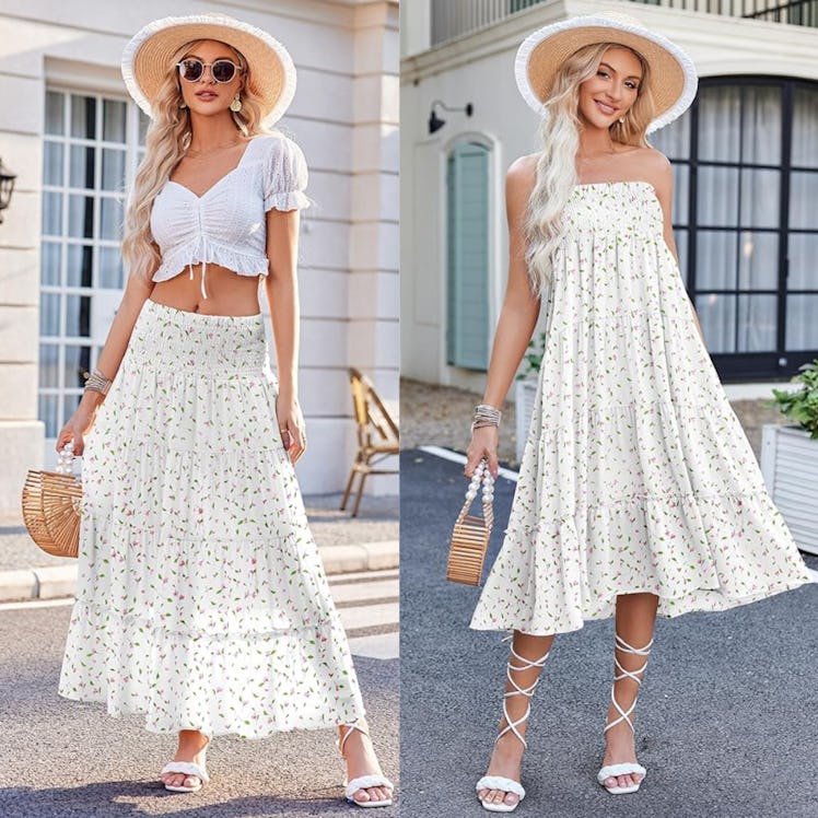 Zeagoo A-line Maxi Skirt