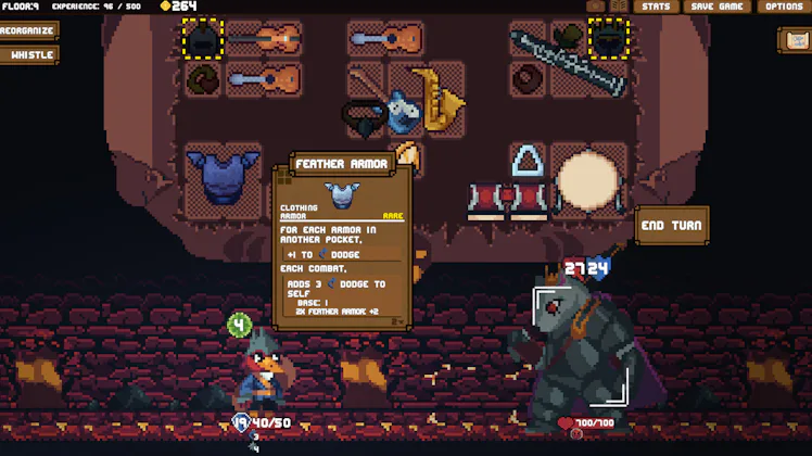 screenshot from Backpack Hero