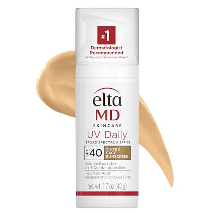 EltaMD UV Daily Tinted SPF 40 Face Sunscreen Moisturizer with Zinc Oxide, Tinted Daily Face Moisturi...