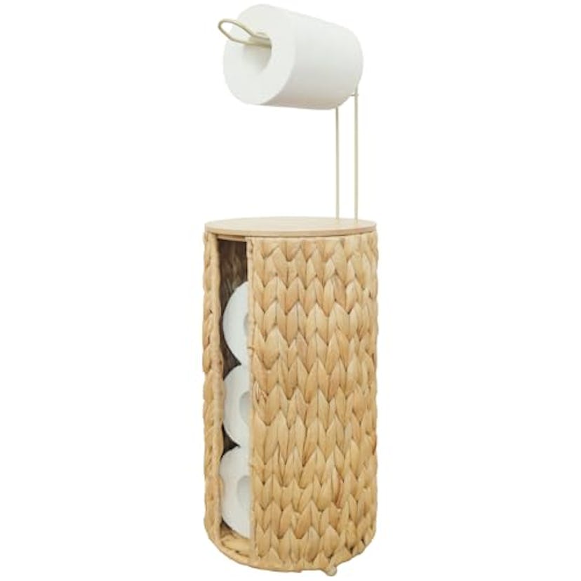 Coeusy Toilet Paper Holder with Storage