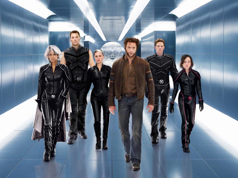 Halle Berry, Daniel Cudmore, Anna Paquin, Hugh Jackman, Shawn Ashmore, and Elliot Page in X-Men: The...