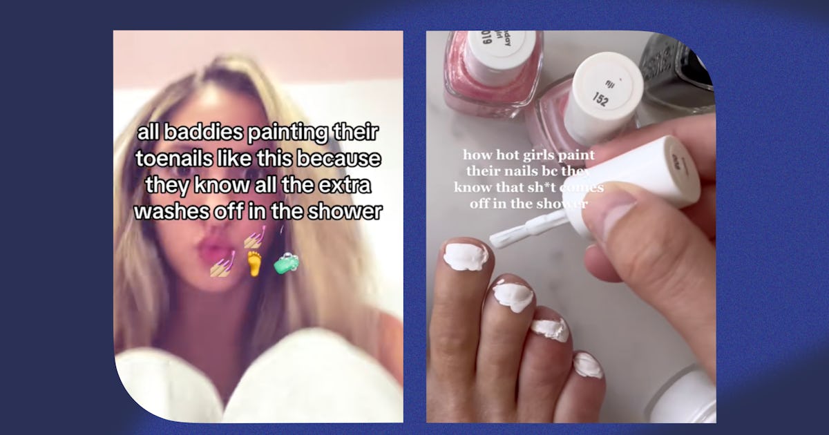 TikTok's "Shower Toe Polish Rule" Gives You A Perfect Pedicure With Zero Effort
