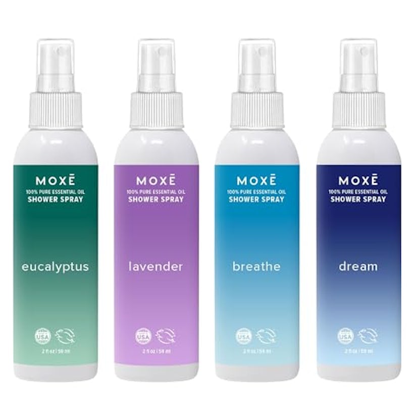 MOXE Aromatherapy Shower Mist (4-Pack)