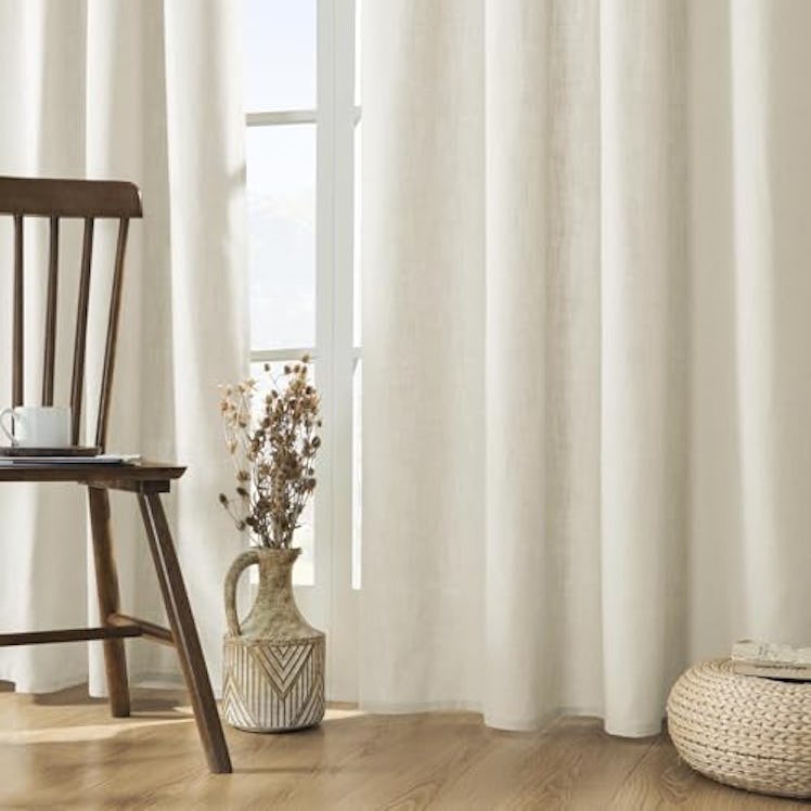 Joydeco Linen Curtains 
