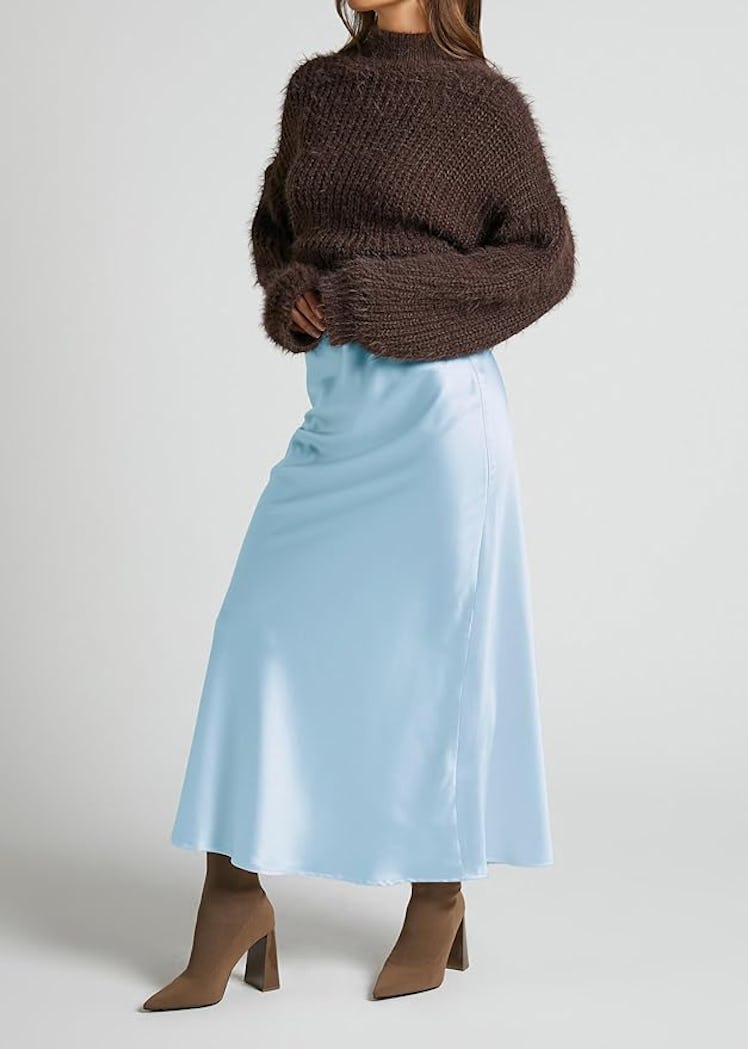 TEDDIFY Satin Skirt