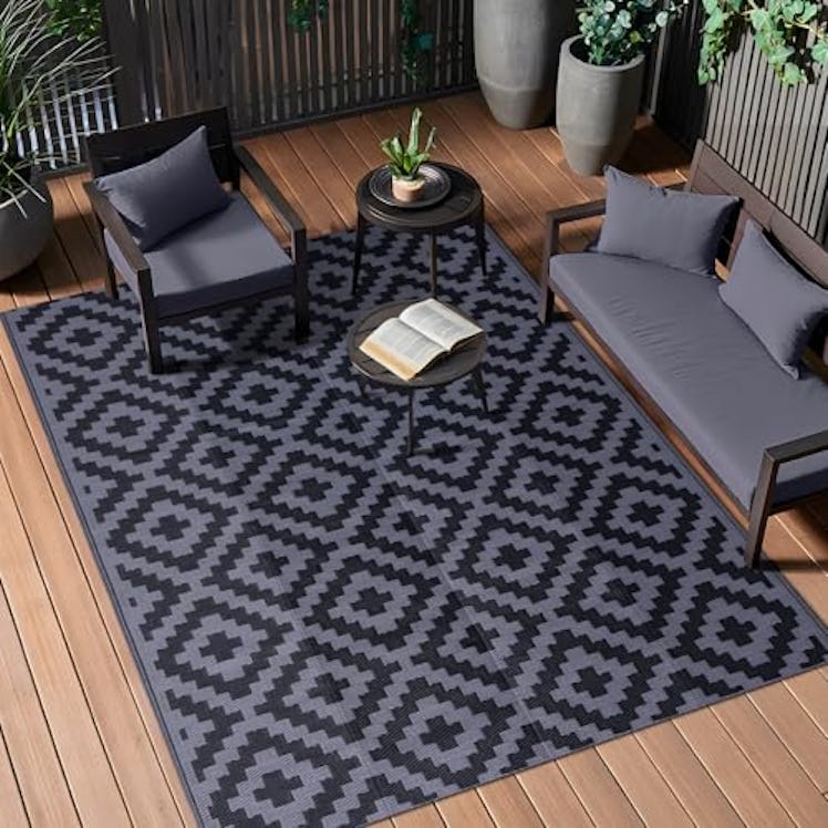 OLANLY Waterproof Outdoor Rug