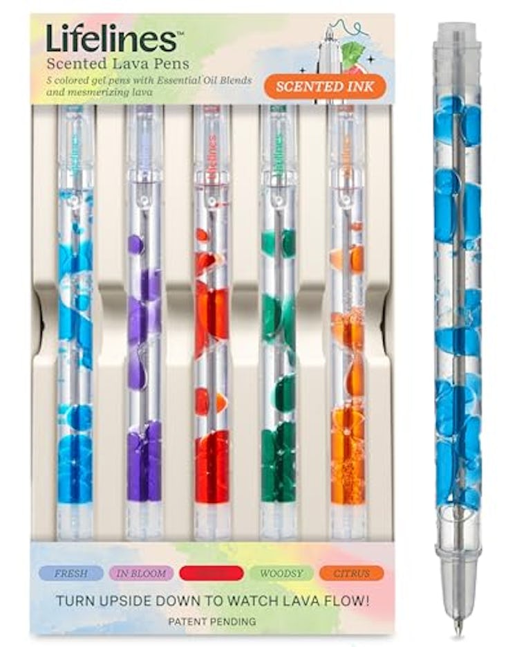 Lifelines Scented Lava Gel Pen Set (5-Pack)