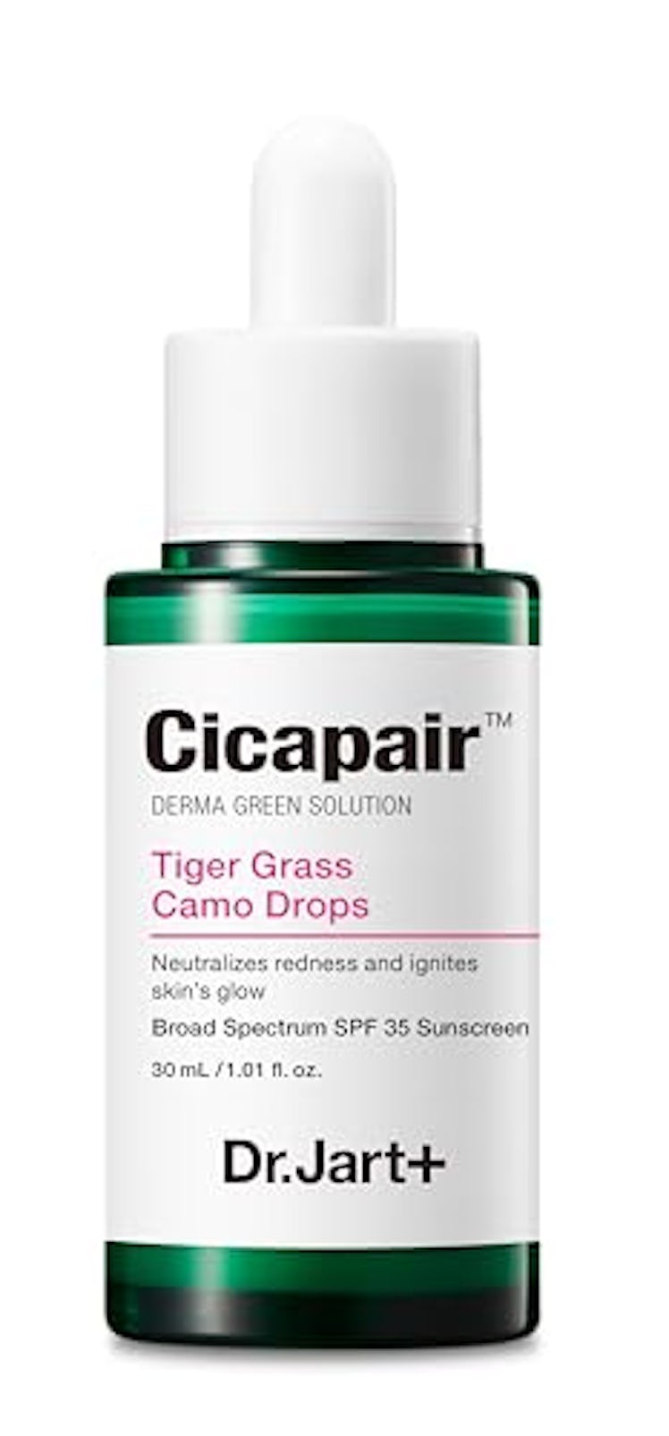 Dr.Jart+ Cicapair™ Tiger Grass Camo Drops Tinted Face Serum SPF 35 with Centella Asiatica | cc cream...