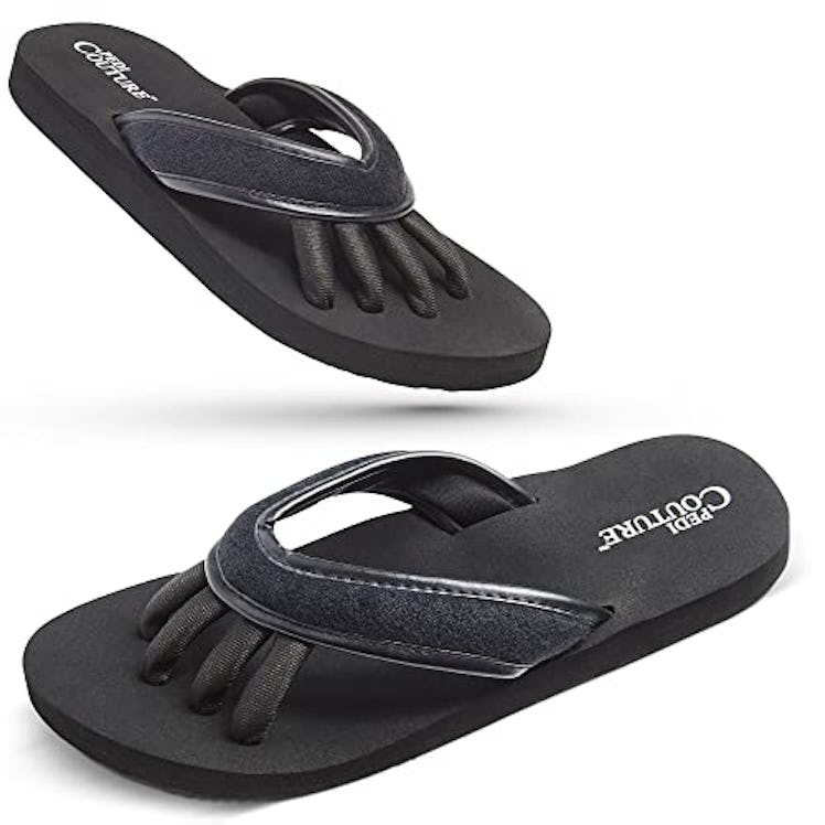 Pedicure Sandals with Built In Toe Separators