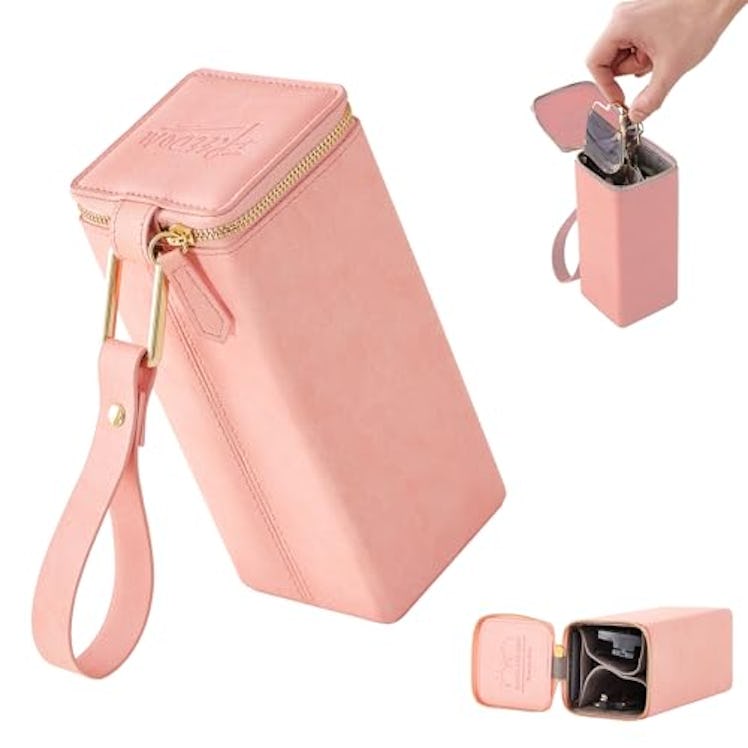 cloudever Sunglasses Travel Case Organizer Hangable for Men Women, Eyeglasses Foldable Storage Organ...