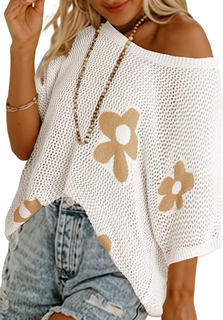 Dokotoo Crochet Pullover
