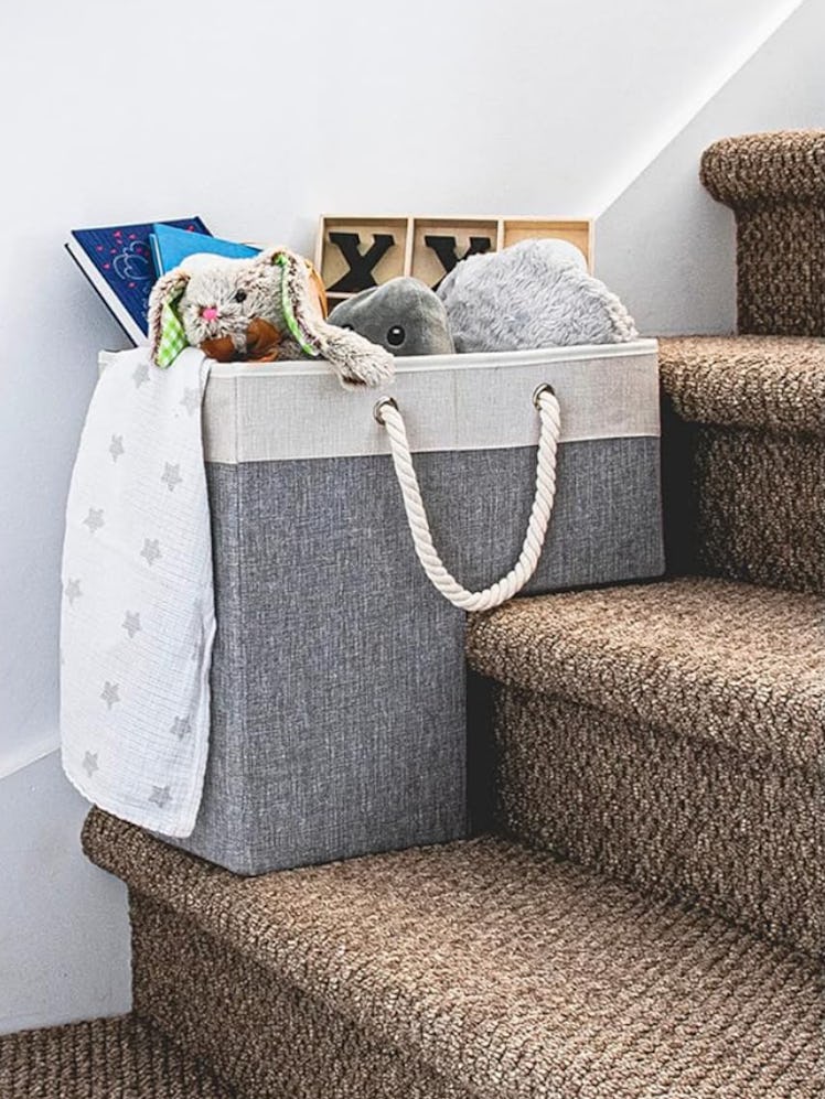 Striking Lifestyle Stair Basket