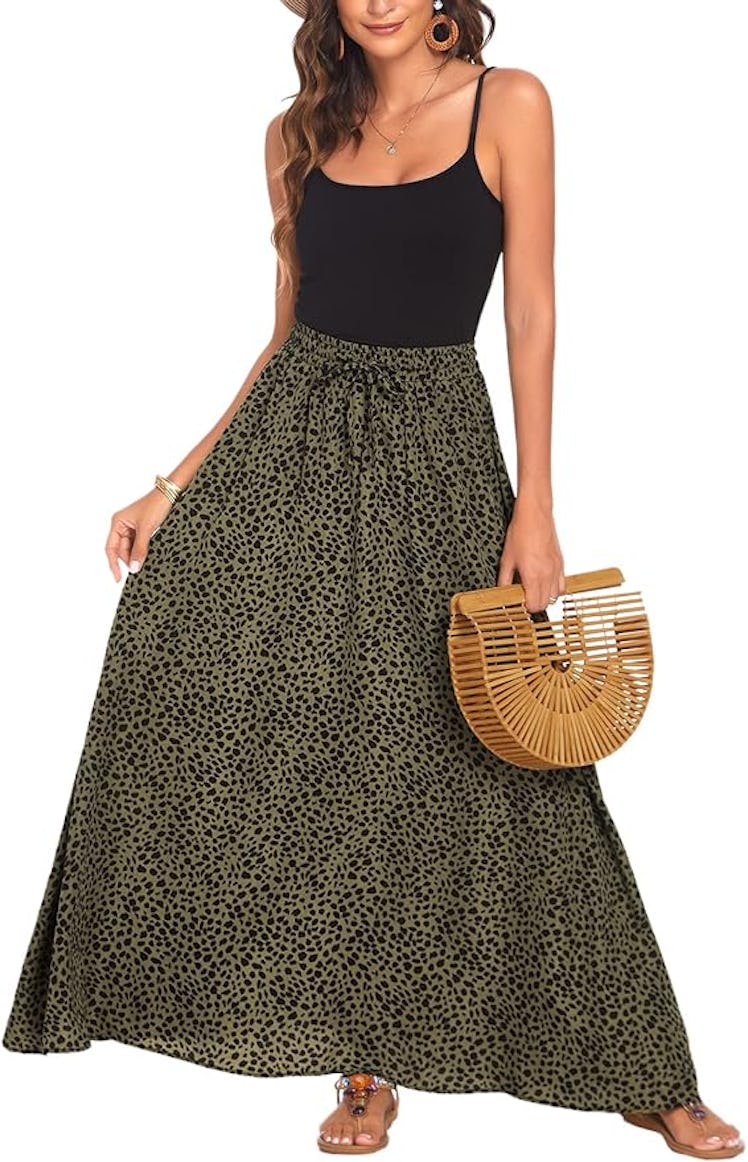 Bluetime Flowy Long Skirt