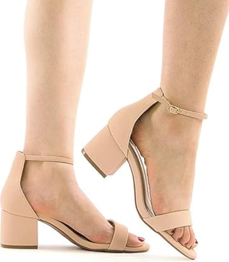 DREAM PAIRS Chunky Low Heels