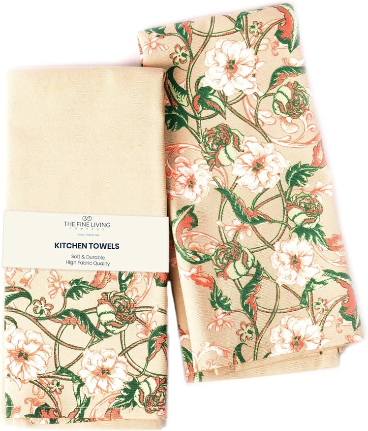 The Fine Living Company 100% Cotton Kitchen Towels (2-Pack)
