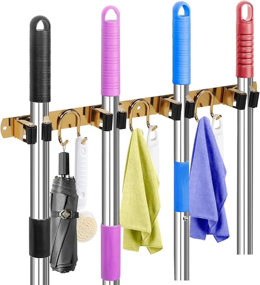 GUUKAR Wall-Mounted Mop and Broom Holder