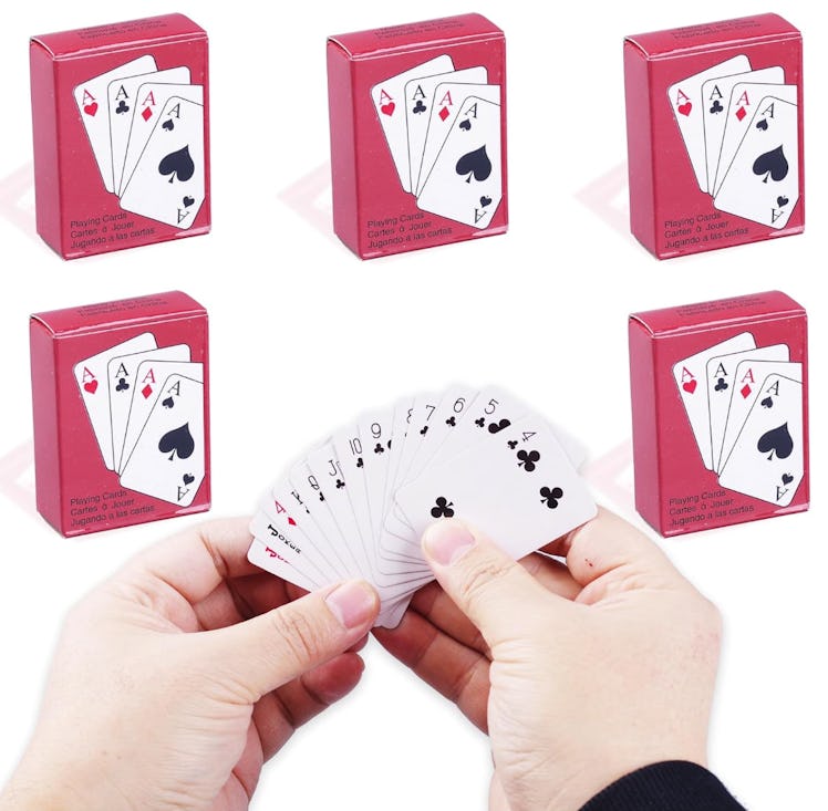 GNYOHUA Mini Playing Cards (5-Pack)