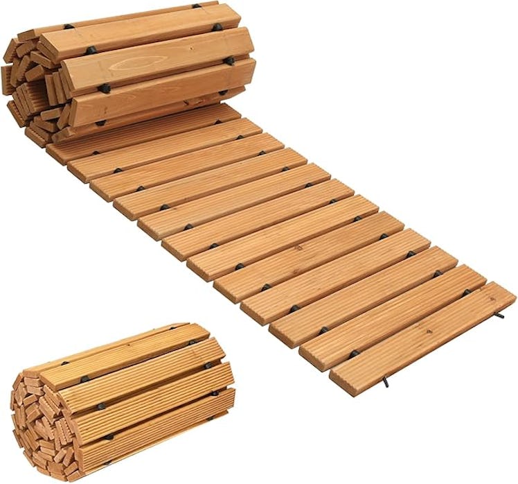 LINSHRY Wooden Garden Pathway
