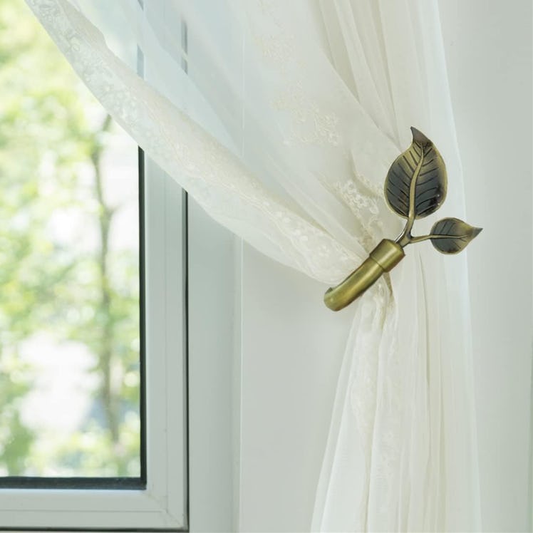 Hikmlk Leaf Shaped Curtain Holdbacks (2-Pack)