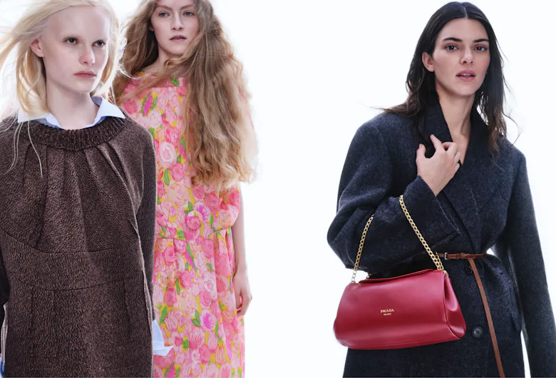 prada fall/winter 2025 campaign kendall jenner