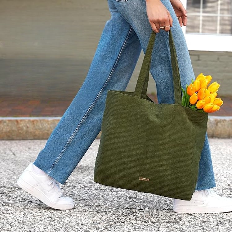 VANDEL Corduroy Tote Bag 